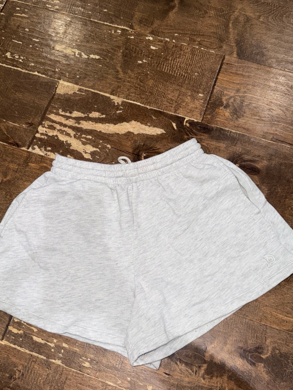 PINK Victoria's Secret Light Gray Athletic Lounge Shorts